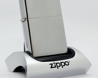 Vintage 2006 Zippo Lighter 200 Brushed Chrome Unused in Original Box