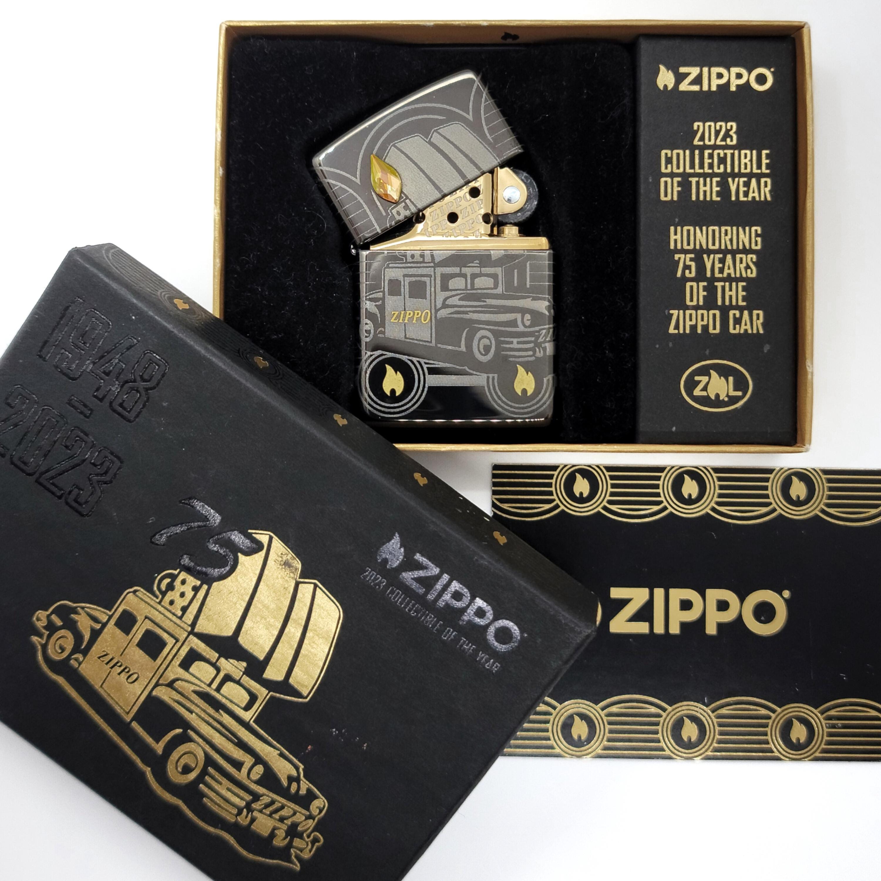 Zippo Lighter Zippo Car 75th Anniversary Black COTY Collectible