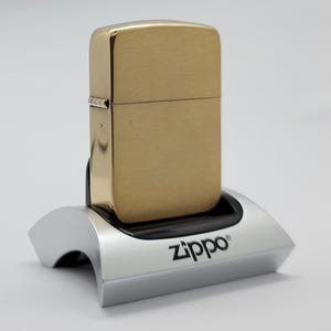 Zippo Lighter 1941B Replica Brushed Brass – Collectible Windproof Lighter – New in Original Box
