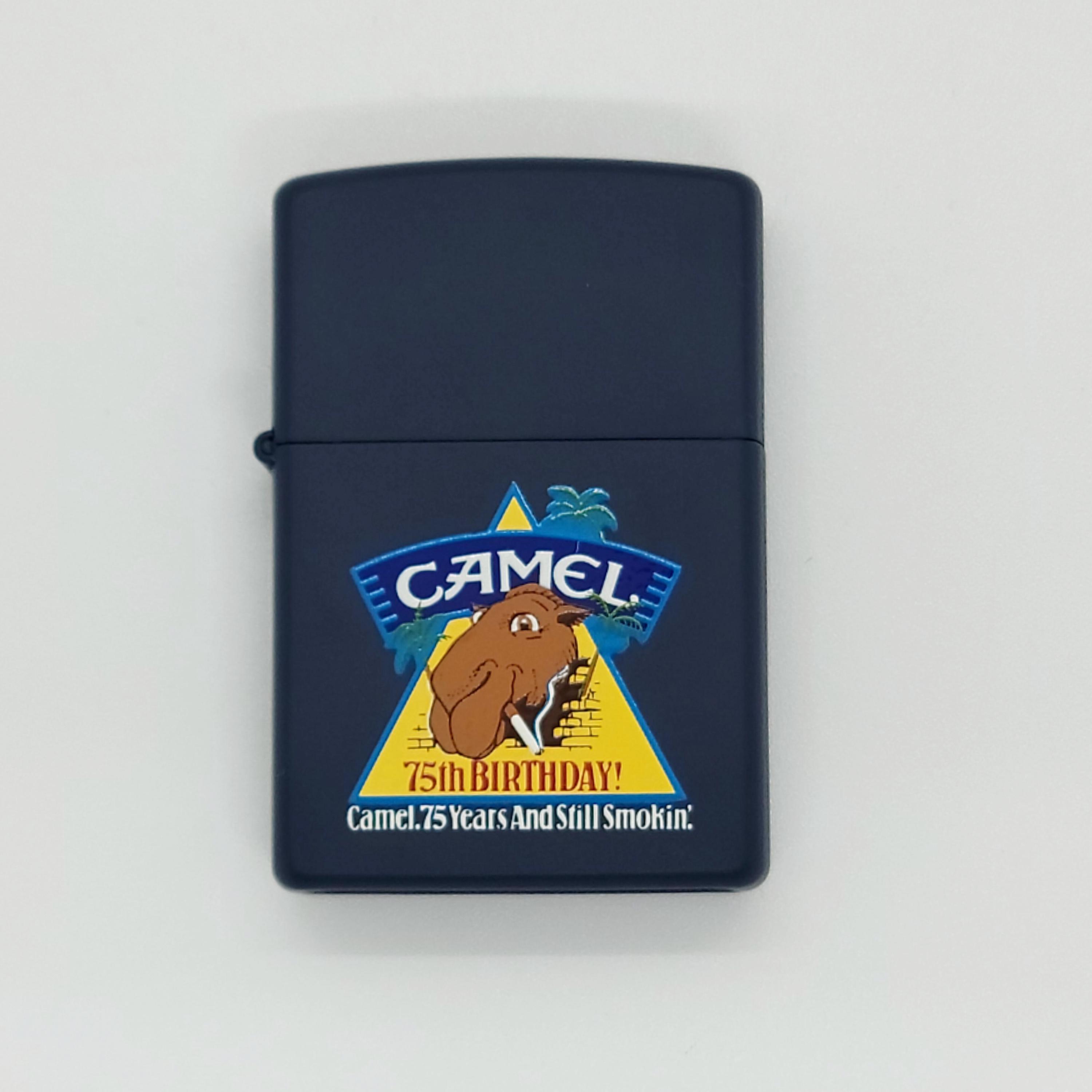 Vintage 1996 Camel Joe Camel 75th Birthday Zippo Lighter - Unique