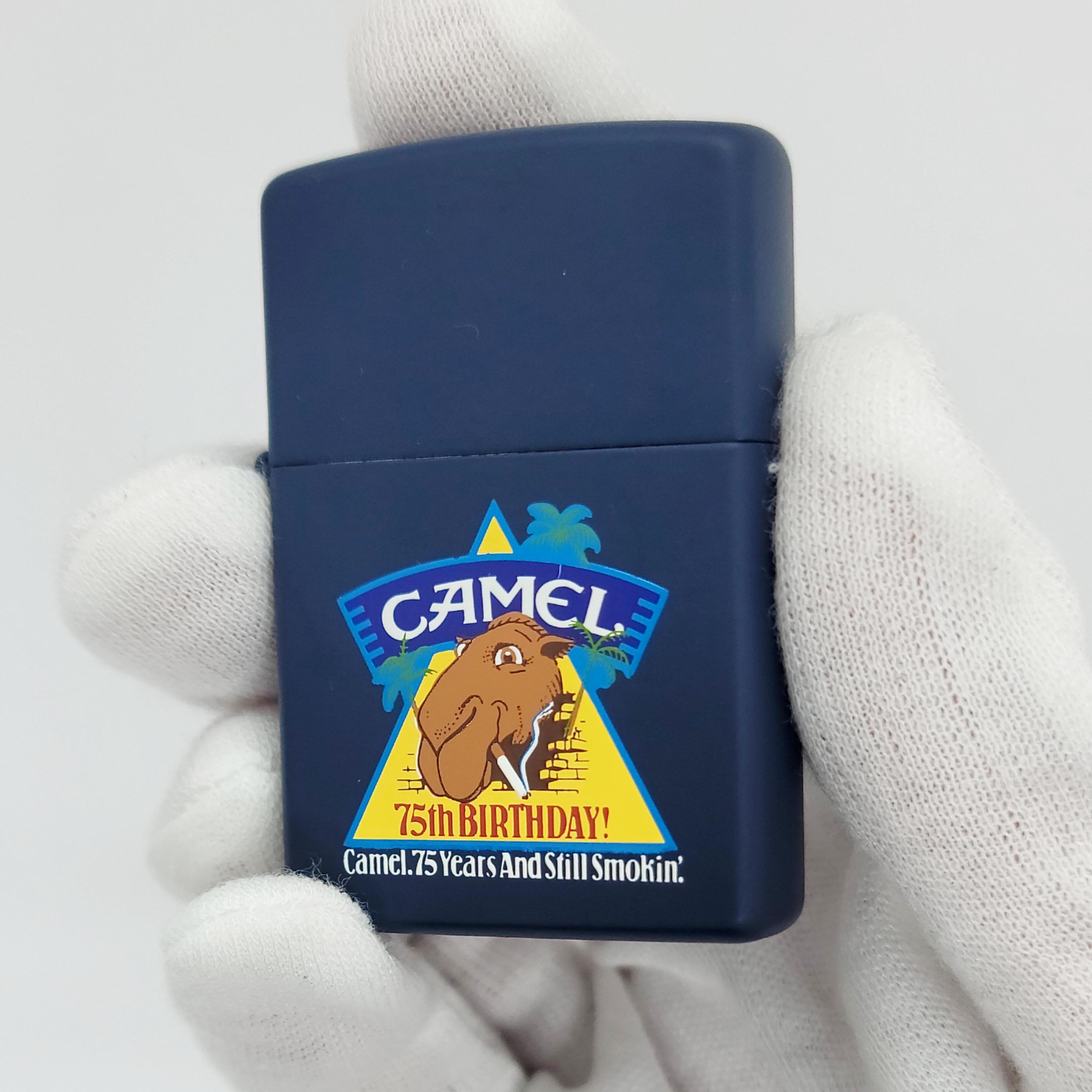 Vintage 1996 Camel Joe Camel 75th Birthday Zippo Lighter Unique 