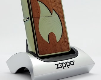 Zapalniczka Zippo Woodchuck Duży płomień Kameleon Ekologiczna Czerwony mahoń Kolekcjonerska