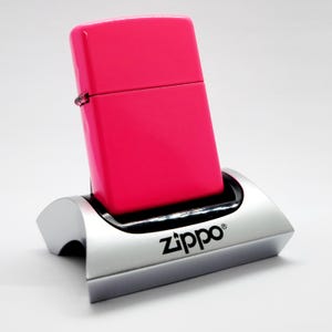 Neon Pink Zippo Lighter 28886  Windproof Collectible Bold Design Brand New in Original Box