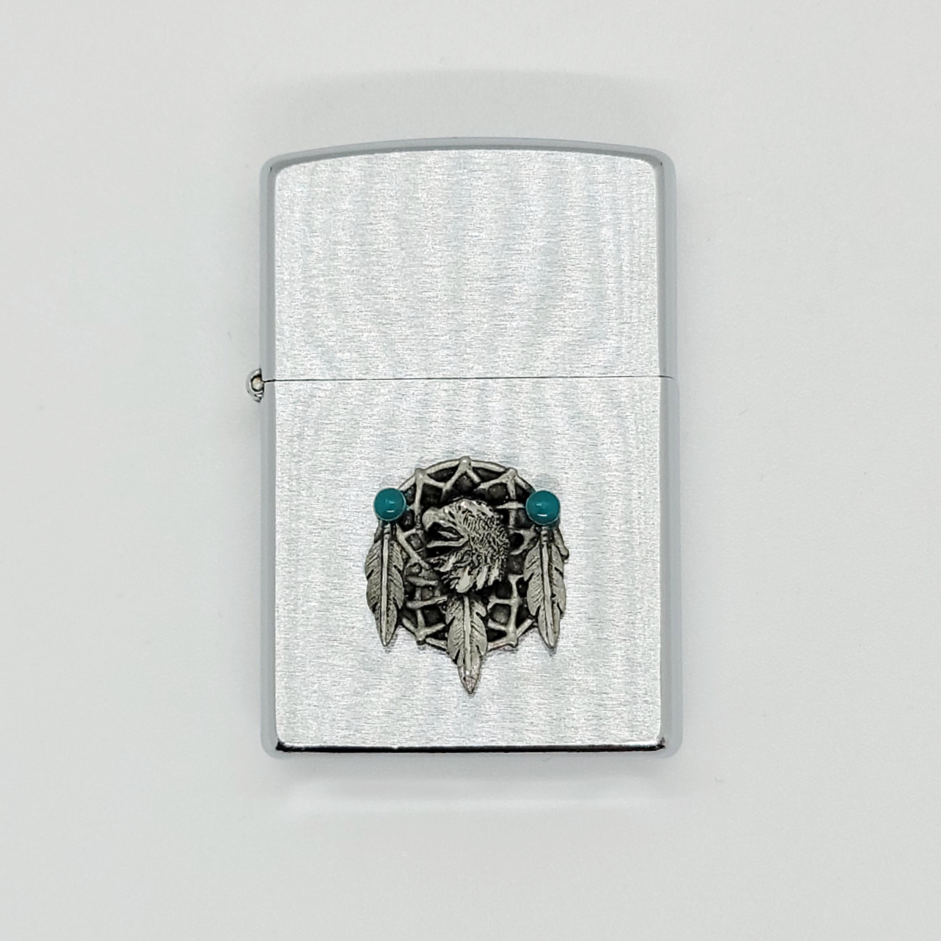 Vintage 2000 Zippo Lighter – Dreamcatcher With Eagle Head Vintage 2000 Zippo Lighter – Dreamcatcher With Eagle Head
