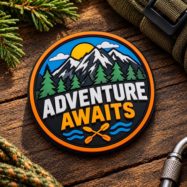 Custom PVC Morale Patches | Personalized Design, Hook and Loop Backing ...