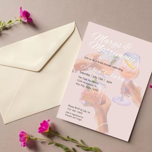 Margs and Matrimony Bridal Shower Invitation