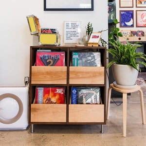 R/D Vinyl Record Storage Cabinet, 4-Drawer | Made in Los Angeles