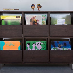Record Storage Cabinet, 6-drawer