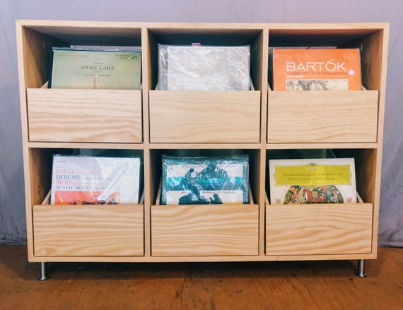 Record Storage Cabinet 6 Drawer Record Storage Cabinet 6 Drawer, Vinyl Record Cabinet Australia