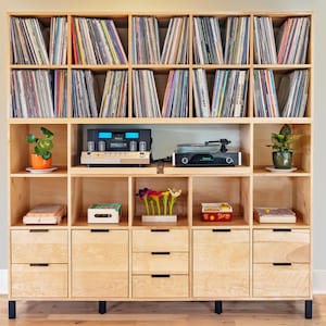 Extra Large Record Cabinet