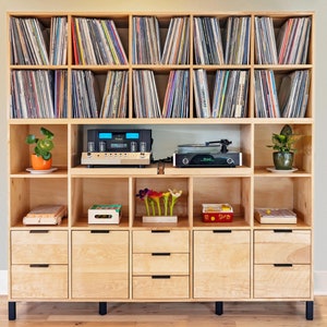 Extra Large Record Cabinet