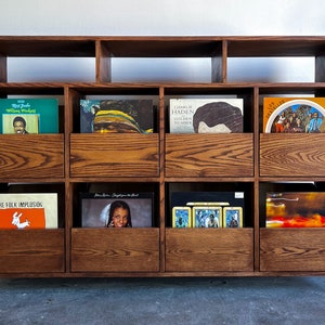 DIY Vinyl Record Shelf {BUILD IT From a Single Sheet of Plywood!}