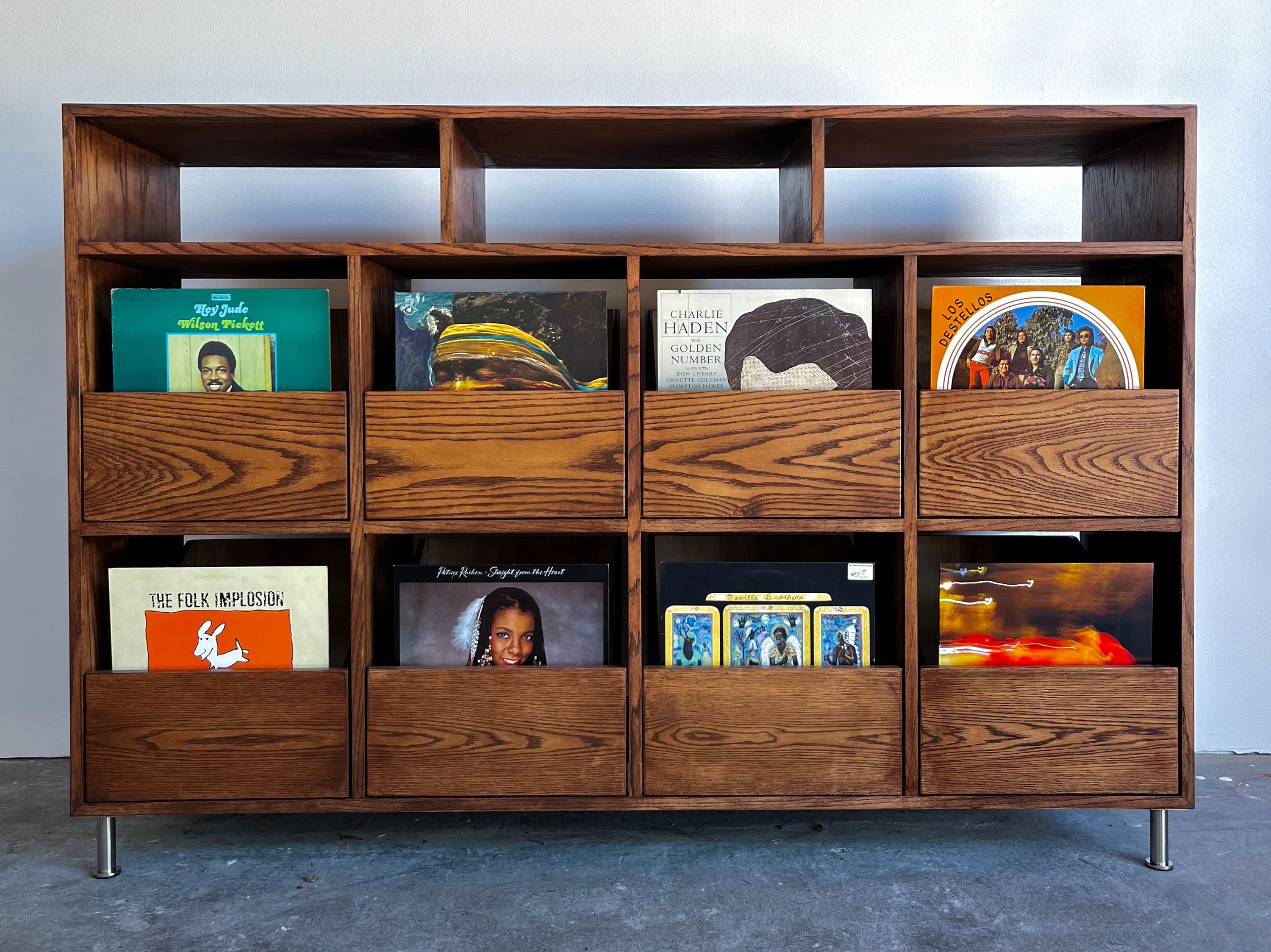 Record Storage Cabinet, 8-drawer, with Receiver Bay