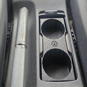 VW/ Volkswagen golf mk5 / mk6 cup holder/ Scirocco/ cup holder/ center console / curtain / insert. Gen 5 / Gen 6