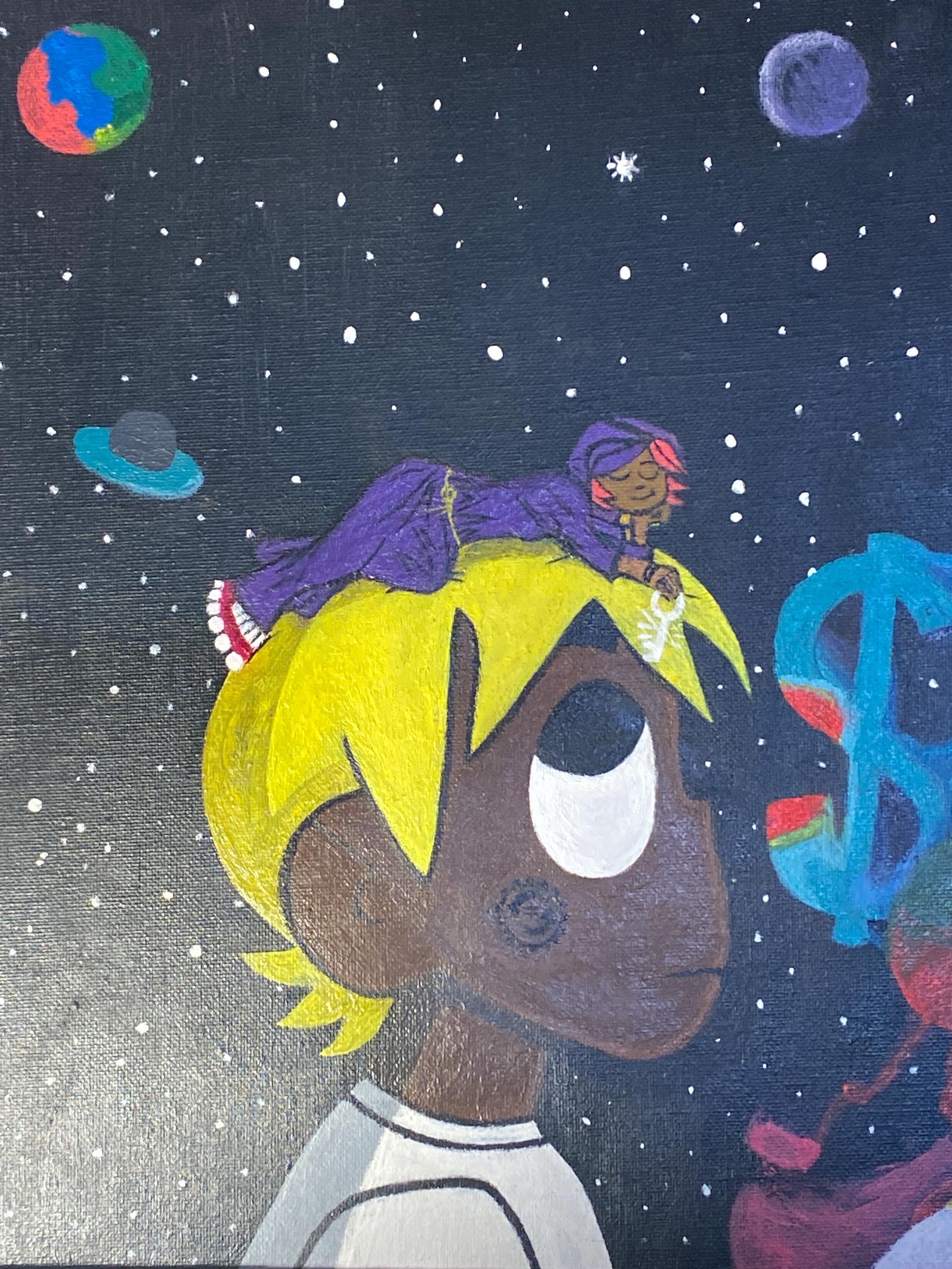 Lil Uzi Vs the World Album Cover Painting - Etsy