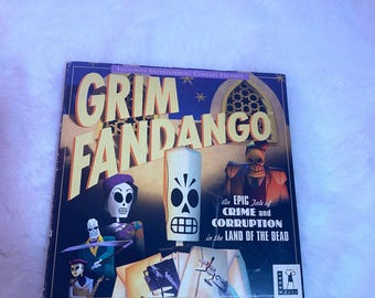 Grim Fandango (Windows 95/98) – Vintage PC Video Game by LucasArts/ Cardboard Sleeve