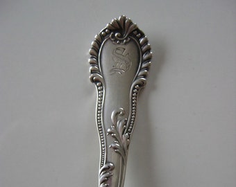 Sterling Silver Place spoon. Antique Frank W. Smith, Vintage. Lovely heirloom for gift giving.  Flatware.