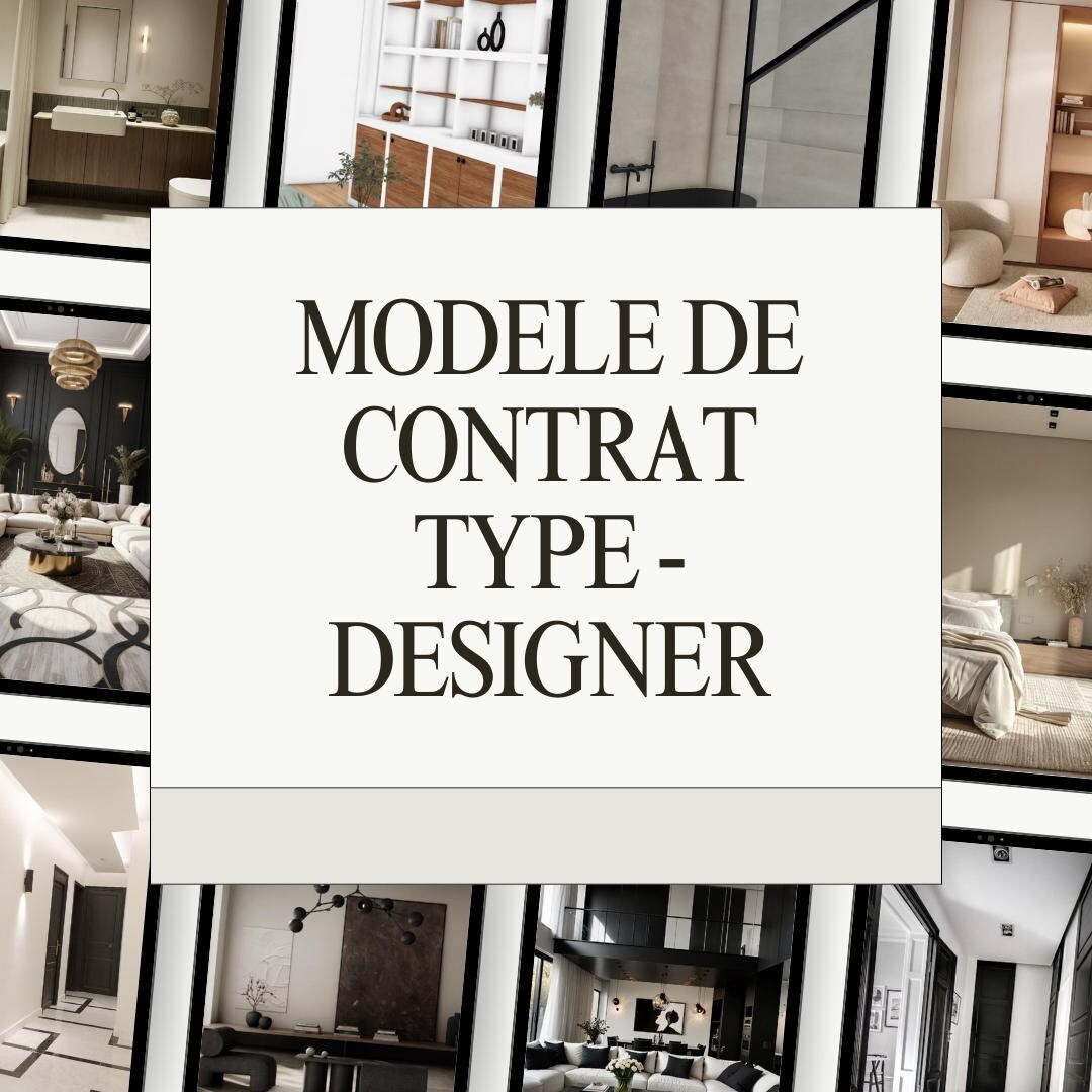 Interior Designer Contract Template (word) + PDF Explanatory Sheet ...
