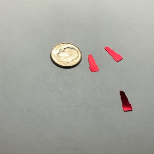 Red Lipstick Foilfetti/Glitter Confetti 50 pieces image 6