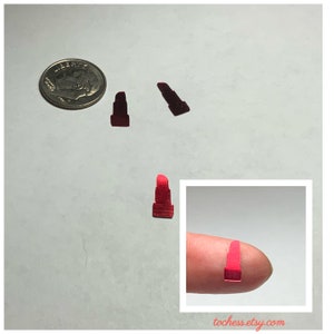 Red Lipstick Foilfetti/Glitter Confetti 50 pieces image 1