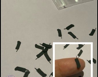 50+ Pieces of  Black Plastic Phone Confetti / Table Scatter .8"/.5"