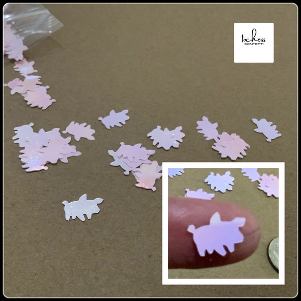 Pig Foilfetti/ Glitter Confetti 50+ pieces