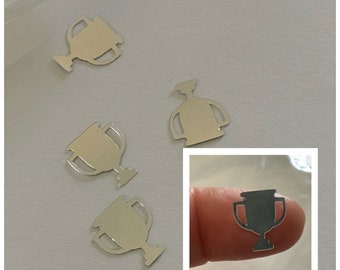 Silver oder Gold Foil Trophy Foilfetti / Glitter Confetti 50+ Stück