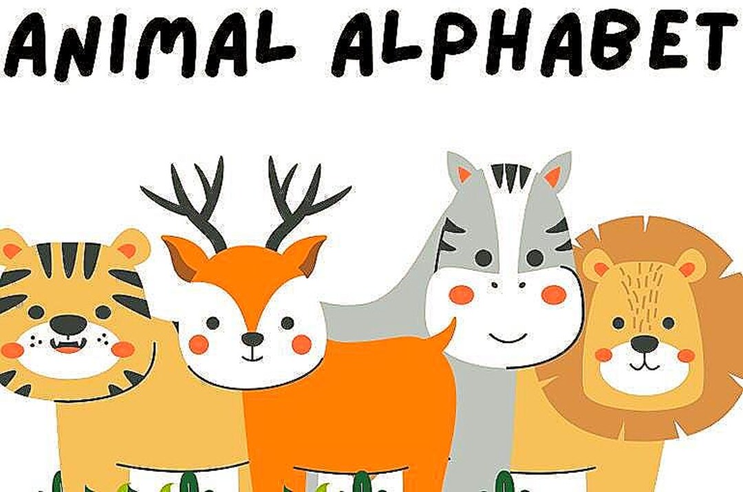 Animal Alphabet Flashcards - Educational Printable for Kids (digital ...