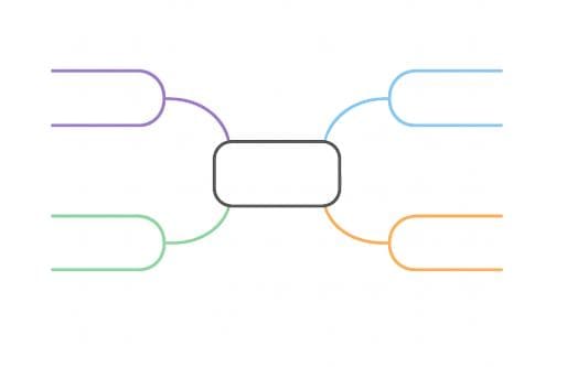 Study Mind Map Single Color Colorful Mind Map Templates Printable | Study Planner PDF ...