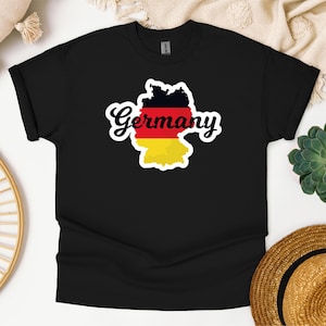 T-shirt Duitsland liefde, Duits reisshirt, shirt Duitsland kaart, T-shirt Duitse vlag, shirt Duitsland, T-shirt Oktoberfest, Duits T-shirt