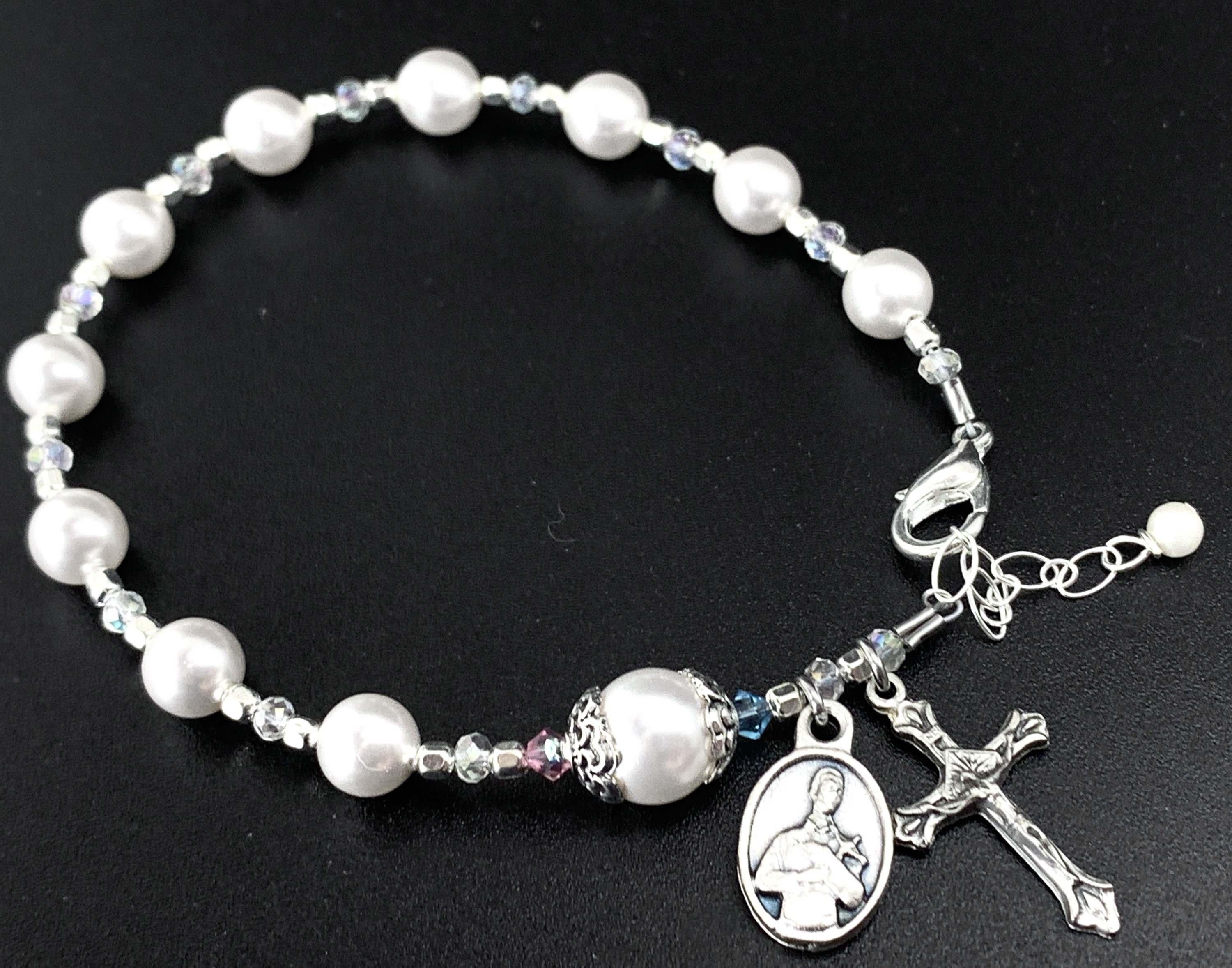 Saint Gerard Catholic Rosary Bracelet - Patron Saint of Motherhood an…