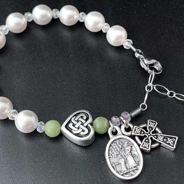 Irish Rosary Cross Etsy