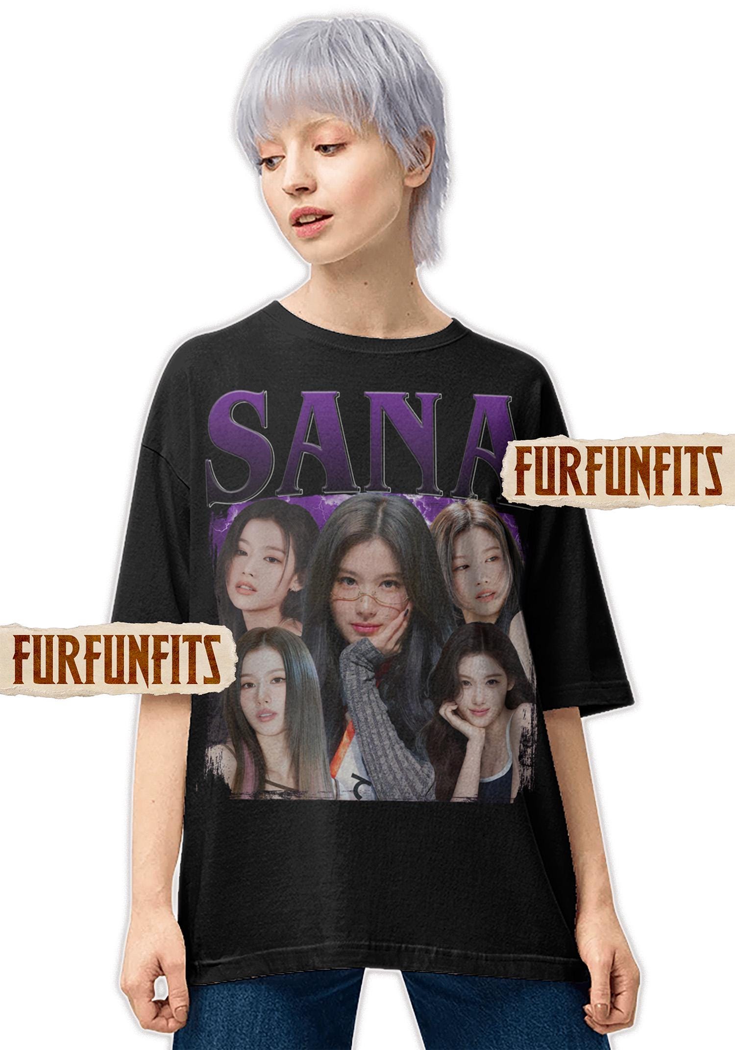 Limited SANA TWICE Shirt - Vintage Graphic Sana Shirt - Retro Sana