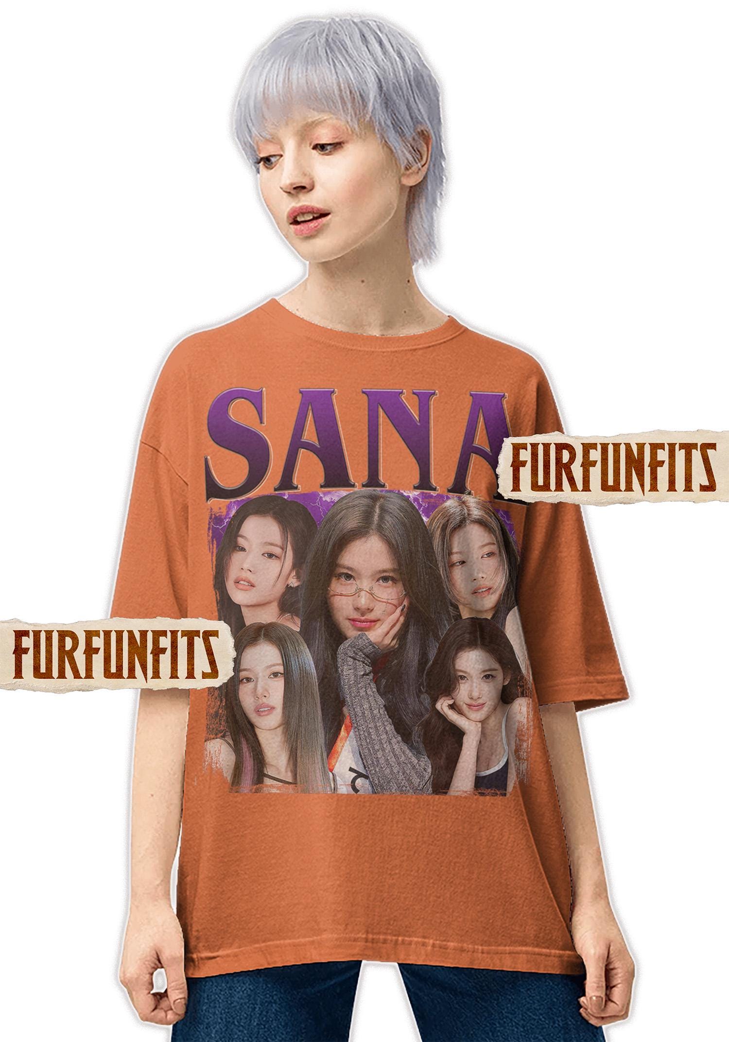 Limited SANA TWICE Shirt - Vintage Graphic Sana Shirt - Retro Sana