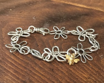 Nature’s Summer Sterling Silver Bracelet