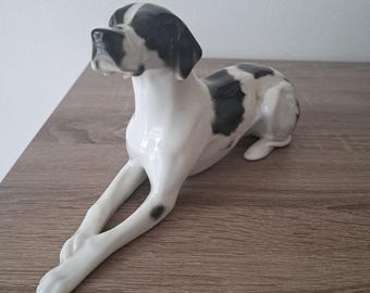 ソ連製ヴィンテージ ロモノーソフ磁器製 犬の置物 - Etsy 日本