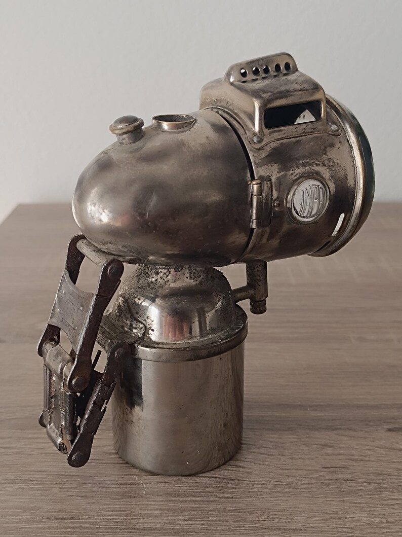 Vintage Carbide Bicycle Lamp – Circa 1930, Antique Patina, Vintage ...
