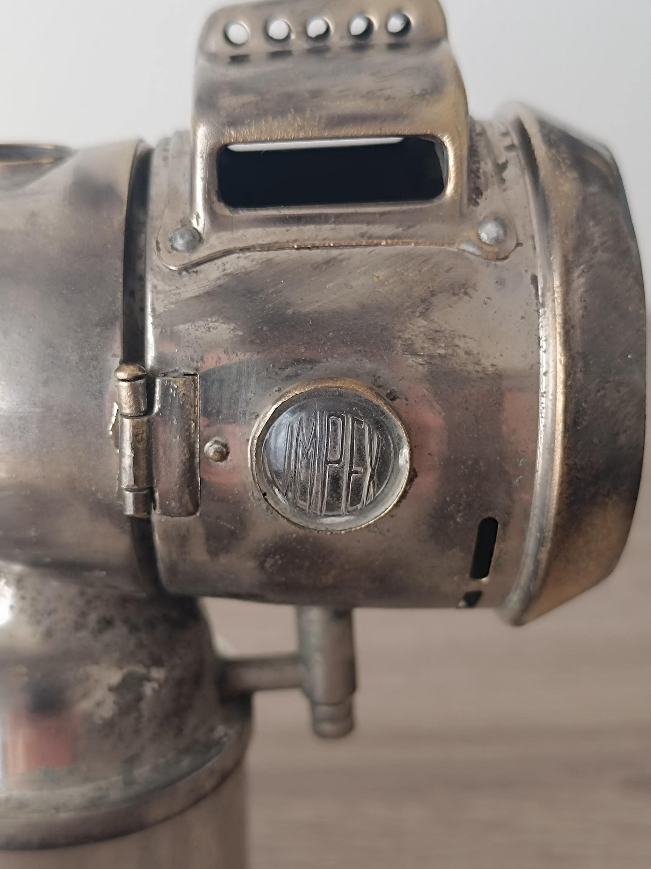Vintage 1930s Carbide Bicycle Lamp: Antique Patina Decor - Etsy Israel