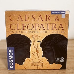 César y Cleopatra – Juego de cartas de estrategia clásico para 2 jugadores, Juego de cartas Kosmos, Juego de cartas clásico completo para 2 jugadores, Juego clásico para 2 jugadores,