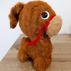 Vintage Plush Horse 1970s, Soft Light Brown Pony, Vintage Decor, Plush Vintage Little Horse, Plush Vintage Toy, Collectible Kids Toy, Retro