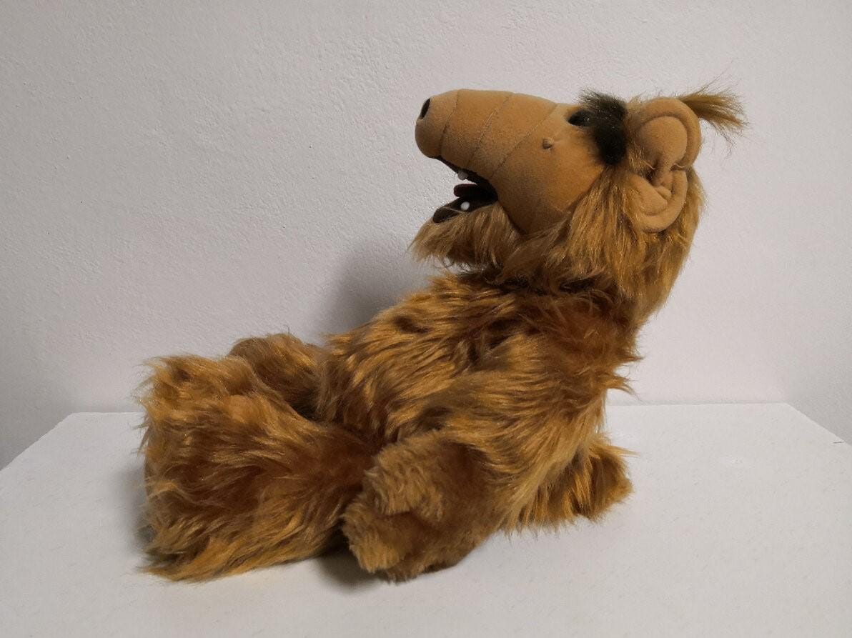 アルフ ALF ぬいぐるみ タグ付き1986 エイリアン ぬいぐるみ IESE Vintage 1986 Alf Plush Toy: Alien Productions, 43cm - Etsy