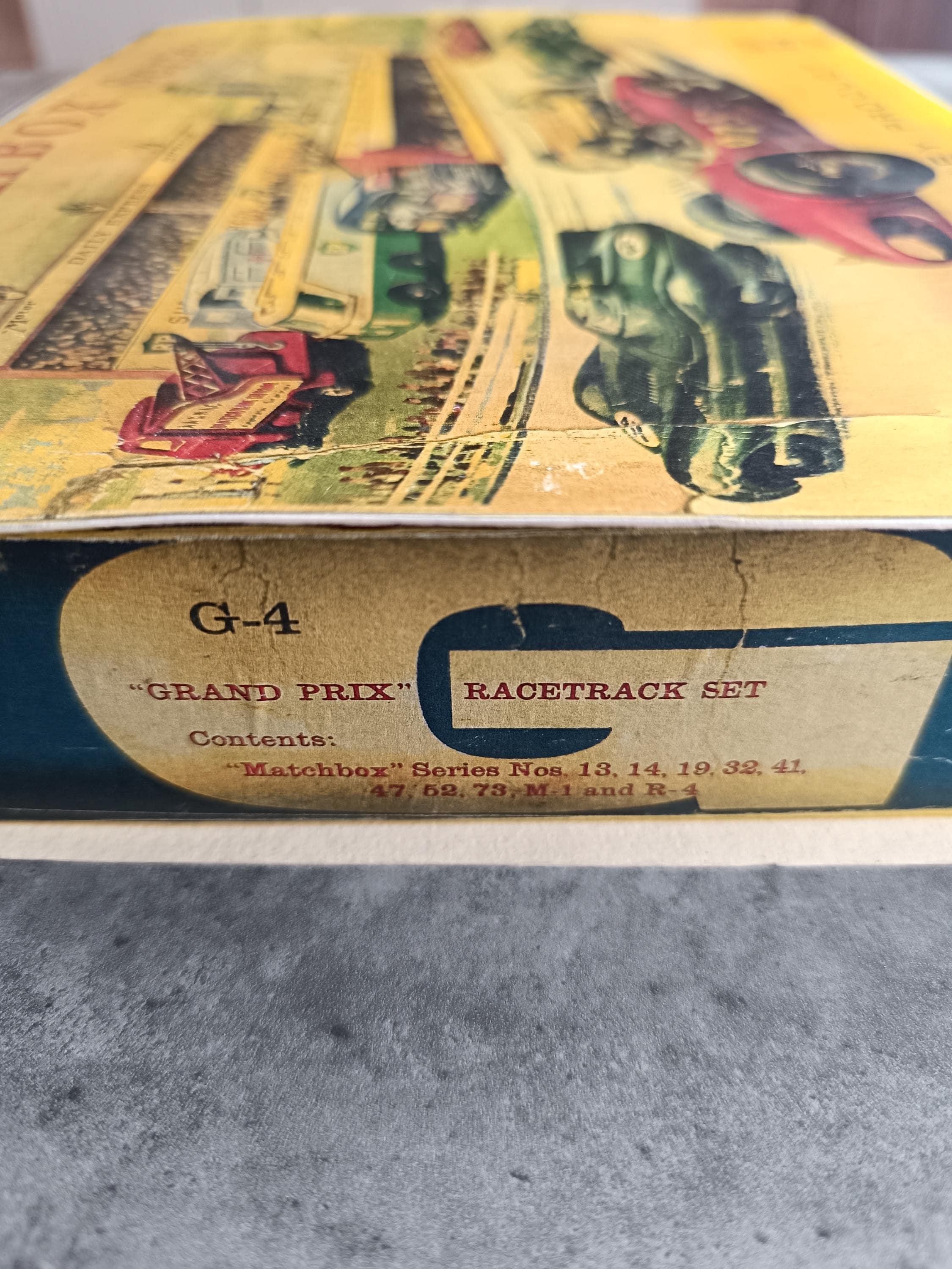 Vintage Matchbox Race Car Set: 1960s Lesney Diecast G-4 in