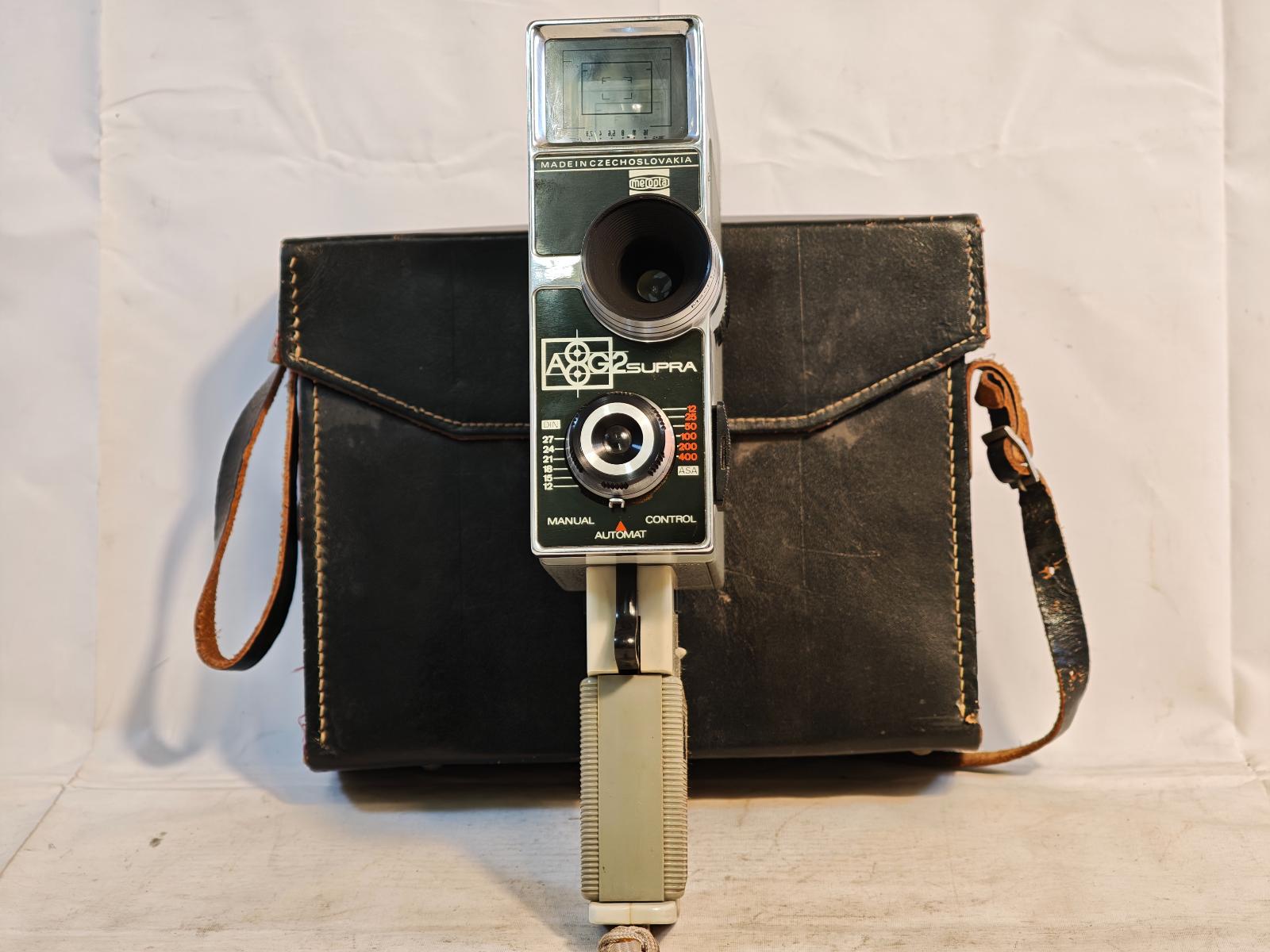 Vintage Meopta A8G2 Supra 8mm Film Camera With Mirar 2.8/12.5 Lens