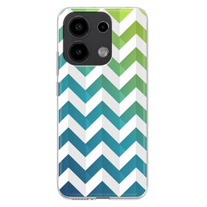 Abstract green zigzag Lines Silicone phone Case for Xiaomi Redmi Note 13 12 11 10 PRO Plus 9S casing Mi 8 9 SE Mi 10 Lite 11T Pro 12X cover