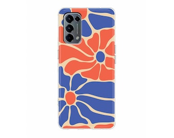 Floral matisse Silicone Phone Case for Oppo Reno 7 6 Pro Find X5 Pro X3 Lite Oppo casing A93 A73 A57s A55 A53 A51 A16 flowers cover
