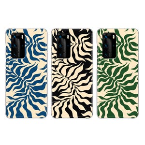 Abstract Leaves soft Phone Case Huawei P40 Lite Pro P50 P30 P20 P10 P9 P8 P Smart 2021 2020 2019 Plus Mate 30 Lite 20 10 Matisse cover