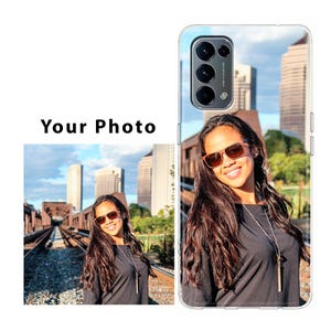Personalized soft clear Silicone Case Custom Image for Oppo Reno 7 6 Pro Find X5 Pro X3 Lite Oppo cover A93 A73 A57s A55 A53 A51 A16
