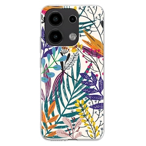 Tropical pattern leaves and foliage soft Silicone Phone Case for Xiaomi Redmi Note 13 12 11 10 PRO Plus 9S Mi 8 9 SE Mi 10 Lite 11T Pro 12X