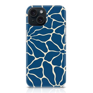 Blaue geblümte Matisse weiche Silikonhülle iPhone 16 Pro Max 15 14 Plus 13 Mini 12 11 10 iPhone XS Max XR X iPhone 7 8 Plus Matisse Abdeckung