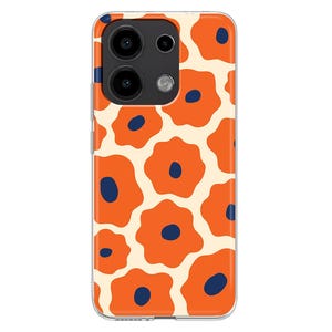 Orange Flowers Matisse Silicone Phone Case for Xiaomi Redmi Note 13 12 11 10 PRO Plus 9S Mi 8 9 SE Mi 10 Lite 11T Pro 12X summer floral